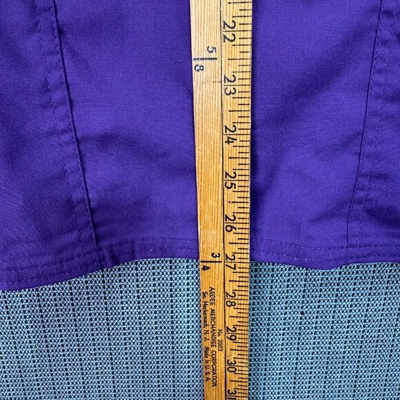 Scrubstar Womens Size Small V-Neck Top Purple Stretch Fabric - Picture 5 of 7
